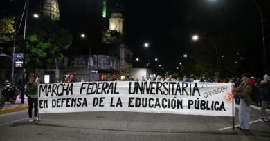 Movilización Federal Universitaria en Chivilcoy